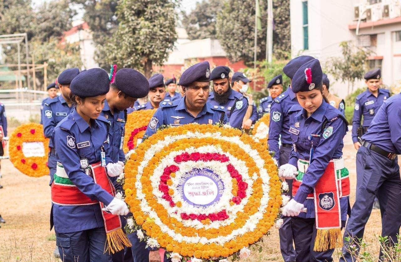 ঠাকুরগাঁও-এ পুলিশ মেমোরিয়াল ডে পালিত